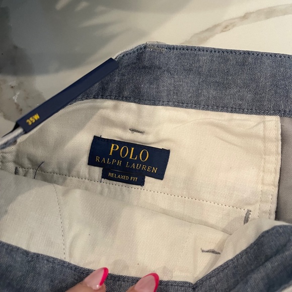 RALPH LAUREN POLOR MEN'S SHORTS SIZE 35 GREY COLOR - NWT - Picture 3 of 4